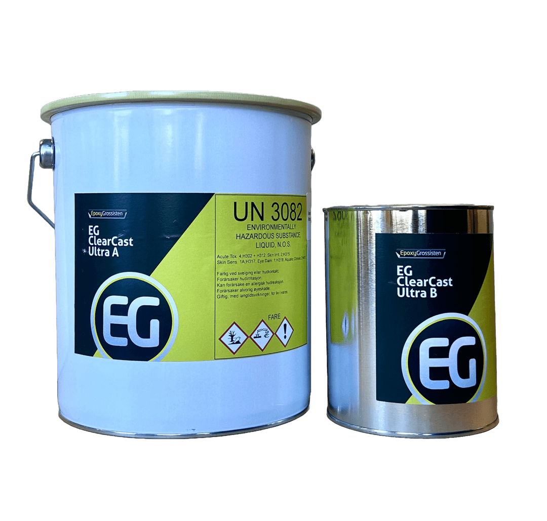 Produktbilde, EG Clear Cast Ultra støpeepoxy